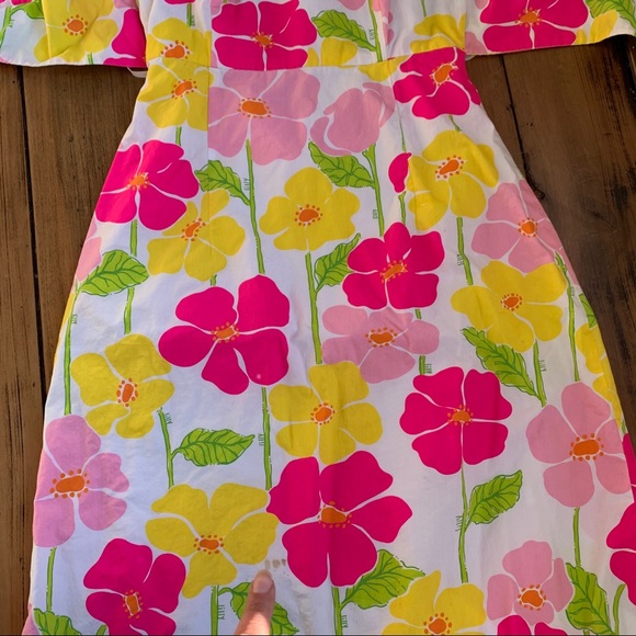 Lilly Pulitzer Sweet Sally Strapless Floral Dress - Picture 5 of 12